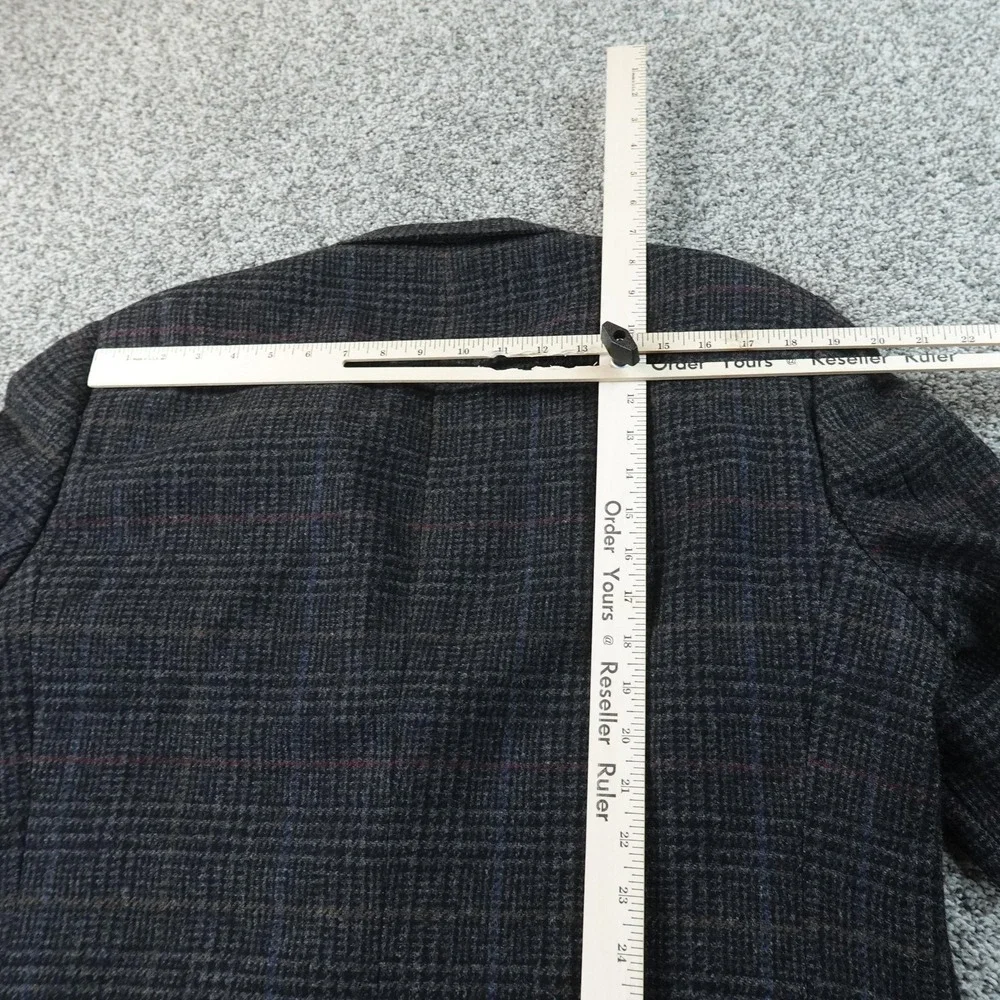 VTG Hart Schaffner Marx Blazer Mens 42 Gray Tweed Wool Sport Coat Jacket Top USA